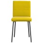 Sillas de comedor 4 unidades terciopelo amarillo de , Sillas de comedor - Ref: Foro24-3315351, Precio: 174,98 €, Descuento: %