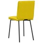 Sillas de comedor 4 unidades terciopelo amarillo de , Sillas de comedor - Ref: Foro24-3315351, Precio: 174,98 €, Descuento: %