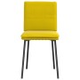 Sillas de comedor 6 unidades terciopelo amarillo de , Sillas de comedor - Ref: Foro24-3315621, Precio: 261,05 €, Descuento: %