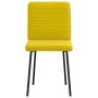 Sillas de comedor 4 unidades terciopelo amarillo de , Sillas de comedor - Ref: Foro24-3315240, Precio: 166,38 €, Descuento: %
