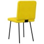 Sillas de comedor 4 unidades terciopelo amarillo de , Sillas de comedor - Ref: Foro24-3315240, Precio: 166,38 €, Descuento: %