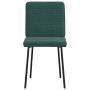 Sillas de comedor 4 unidades terciopelo verde oscuro de , Sillas de comedor - Ref: Foro24-3315235, Precio: 166,38 €, Descuent...