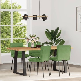 Sillas de comedor 4 unidades terciopelo verde claro de , Sillas de comedor - Ref: Foro24-3315385, Precio: 183,40 €, Descuento: %