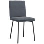 Sillas de comedor 4 unidades terciopelo gris oscuro de , Sillas de comedor - Ref: Foro24-3315345, Precio: 176,88 €, Descuento: %