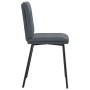 Sillas de comedor 4 unidades terciopelo gris oscuro de , Sillas de comedor - Ref: Foro24-3315345, Precio: 176,88 €, Descuento: %