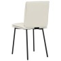 Sillas de comedor 4 unidades terciopelo crema de , Sillas de comedor - Ref: Foro24-3315353, Precio: 176,88 €, Descuento: %