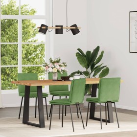 Sillas de comedor 4 unidades terciopelo verde claro de , Sillas de comedor - Ref: Foro24-3315347, Precio: 174,98 €, Descuento: %