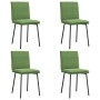 Sillas de comedor 4 unidades terciopelo verde claro de , Sillas de comedor - Ref: Foro24-3315347, Precio: 174,98 €, Descuento: %