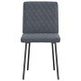 Sillas de comedor 6 unidades terciopelo gris oscuro de , Sillas de comedor - Ref: Foro24-3315474, Precio: 248,03 €, Descuento: %