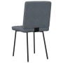 Sillas de comedor 6 unidades terciopelo gris oscuro de , Sillas de comedor - Ref: Foro24-3315474, Precio: 248,03 €, Descuento: %
