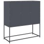 Aparador de acero laminado en frío antracita 100,5x39x107 cm de , Aparadores - Ref: Foro24-853418, Precio: 118,89 €, Descuent...