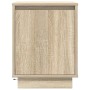 Mesilla de noche con luces LED roble Sonoma 38x34x50 cm de , Mesitas de noche - Ref: Foro24-861269, Precio: 47,72 €, Descuent...