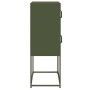 Aparador de acero verde oliva 68x39x107 cm de , Aparadores - Ref: Foro24-853348, Precio: 101,89 €, Descuento: %