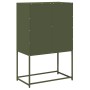 Aparador de acero verde oliva 68x39x107 cm de , Aparadores - Ref: Foro24-853348, Precio: 101,89 €, Descuento: %