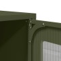 Aparador de acero verde oliva 68x39x107 cm de , Aparadores - Ref: Foro24-853348, Precio: 101,89 €, Descuento: %