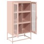 Aparador de acero rosa 68x39x123 cm de , Aparadores - Ref: Foro24-853357, Precio: 154,81 €, Descuento: %