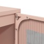 Aparador de acero rosa 68x39x123 cm de , Aparadores - Ref: Foro24-853357, Precio: 154,81 €, Descuento: %