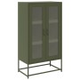 Aparador de acero verde oliva 68x39x123 cm de , Aparadores - Ref: Foro24-853360, Precio: 176,38 €, Descuento: %