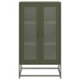 Aparador de acero verde oliva 68x39x123 cm de , Aparadores - Ref: Foro24-853360, Precio: 176,38 €, Descuento: %