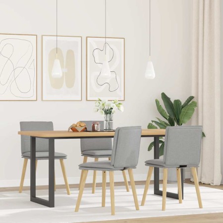 Sillas de comedor 4 uds tela gris nube de , Sillas de comedor - Ref: Foro24-3315364, Precio: 210,65 €, Descuento: %