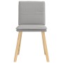 Sillas de comedor 4 uds tela gris nube de , Sillas de comedor - Ref: Foro24-3315364, Precio: 210,65 €, Descuento: %