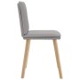 Sillas de comedor 4 uds tela gris nube de , Sillas de comedor - Ref: Foro24-3315364, Precio: 210,65 €, Descuento: %