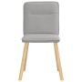 Sillas de comedor 6 uds tela gris nube de , Sillas de comedor - Ref: Foro24-3315599, Precio: 299,31 €, Descuento: %