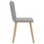 Sillas de comedor 6 uds tela gris nube de , Sillas de comedor - Ref: Foro24-3315599, Precio: 299,31 €, Descuento: %