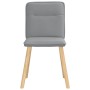 Sillas de comedor 6 unidades de tela gris claro de , Sillas de comedor - Ref: Foro24-3315590, Precio: 299,31 €, Descuento: %