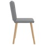 Sillas de comedor 6 unidades de tela gris claro de , Sillas de comedor - Ref: Foro24-3315590, Precio: 299,31 €, Descuento: %