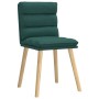 Sillas de comedor 4 unidades tela verde oscuro de , Sillas de comedor - Ref: Foro24-3315398, Precio: 212,77 €, Descuento: %