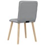 Sillas de comedor 6 unidades de tela gris claro de , Sillas de comedor - Ref: Foro24-3315590, Precio: 299,31 €, Descuento: %