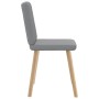 Sillas de comedor 6 unidades de tela gris claro de , Sillas de comedor - Ref: Foro24-3315567, Precio: 292,28 €, Descuento: %