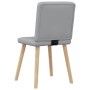 Sillas de comedor 6 unidades de tela gris claro de , Sillas de comedor - Ref: Foro24-3315567, Precio: 292,28 €, Descuento: %