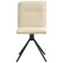 Sillas de comedor 6 unidades tela color crema de , Sillas de comedor - Ref: Foro24-3315609, Precio: 300,94 €, Descuento: %