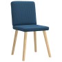 Sillas de comedor 4 unidades tela azul de , Sillas de comedor - Ref: Foro24-3315305, Precio: 195,92 €, Descuento: %