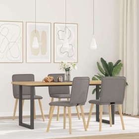 Sillas de comedor 4 unidades tela taupe de , Sillas de comedor - Ref: Foro24-3315326, Precio: 200,59 €, Descuento: %