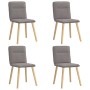 Sillas de comedor 4 unidades tela taupe de , Sillas de comedor - Ref: Foro24-3315326, Precio: 200,59 €, Descuento: %