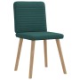Sillas de comedor 4 unidades tela verde oscuro de , Sillas de comedor - Ref: Foro24-3315249, Precio: 198,44 €, Descuento: %