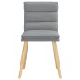 Sillas de comedor 4 unidades tela gris claro de , Sillas de comedor - Ref: Foro24-3315393, Precio: 212,77 €, Descuento: %