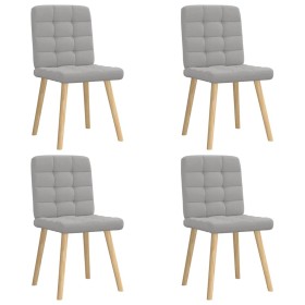 Sillas de comedor 4 uds tela gris nube de , Sillas de comedor - Ref: Foro24-3315200, Precio: 202,26 €, Descuento: %