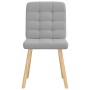 Sillas de comedor 4 uds tela gris nube de , Sillas de comedor - Ref: Foro24-3315200, Precio: 202,26 €, Descuento: %