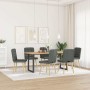 Sillas de comedor 6 unidades tela gris oscuro de , Sillas de comedor - Ref: Foro24-3315462, Precio: 303,47 €, Descuento: %