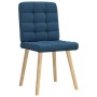 Sillas de comedor 4 unidades tela azul de , Sillas de comedor - Ref: Foro24-3315199, Precio: 204,72 €, Descuento: %