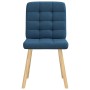 Sillas de comedor 4 unidades tela azul de , Sillas de comedor - Ref: Foro24-3315199, Precio: 204,72 €, Descuento: %