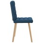 Sillas de comedor 4 unidades tela azul de , Sillas de comedor - Ref: Foro24-3315199, Precio: 204,72 €, Descuento: %