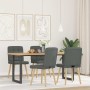 Sillas de comedor giratorias 4 unidades tela gris oscuro de , Sillas de comedor - Ref: Foro24-3315192, Precio: 203,10 €, Desc...