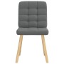 Sillas de comedor giratorias 4 unidades tela gris oscuro de , Sillas de comedor - Ref: Foro24-3315192, Precio: 203,10 €, Desc...