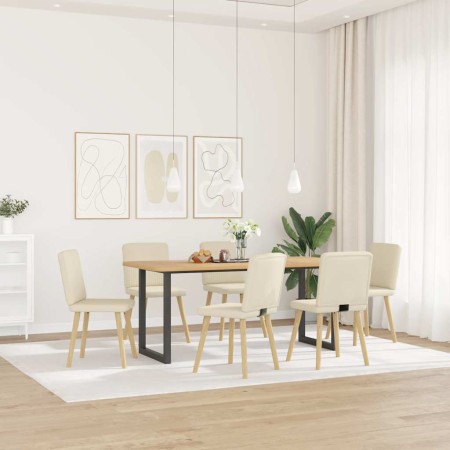Sillas de comedor 6 unidades lino de , Sillas de comedor - Ref: Foro24-3315578, Precio: 308,16 €, Descuento: %