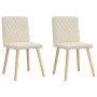Sillas de comedor 2 unidades lino de , Sillas de comedor - Ref: Foro24-4101132, Precio: 107,96 €, Descuento: %